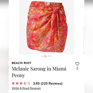 Beach Riot Sarong-Firm Price